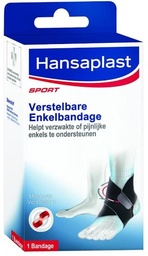 [2400-FB-23573] Hansaplast Sport Verstelbare Neopreen Enkelbandage 1X3St