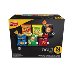 [1400-FL-56379] Frito Lay Variety Pack Cube Bold 24ct 1/25.375oz