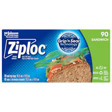 [1900-SJ-71147] Ziploc Sandwich 12/90Ct