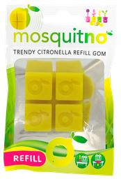 [2200-MQ-11313] MosquitNo Display Trendy Citronella Gom - 25 pcs