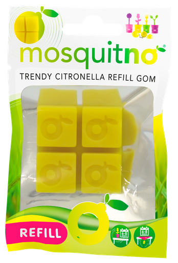 [2200-MQ-11313] MosquitNo Display Trendy Citronella Gom - 25 pcs