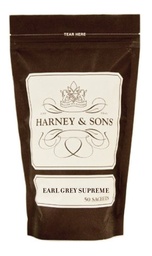 [1500-HS-50506] Harney & Sons Earl Gray Supreme Tea Sachet 1/50stk