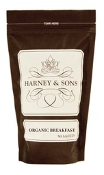 [1500-HS-00024] Harney & Sons Organic English Breakfast Tea Sachet 1/50pc