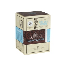 [1500-HS-35523] Harney & Sons Earl Grey Supreme Tea Wrapped Sachet 1/20pc
