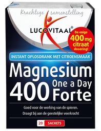 [2400-FB-03902] Lucovitaal Magnesium 400 Forte 20 Sachets