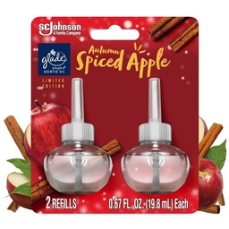 [1900-SJ-04669] Glade Piso Autumn Spiced Apple 2 Refill 6/1.34Oz