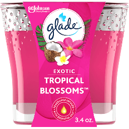 [1900-SJ-01796] Glade Candle Tropical Blossom 6/3.4Oz