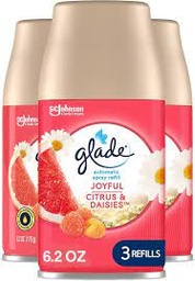 [1900-SJ-03359] Glade Auto Spray Joyful Citrus Daisies 6/6.2Oz