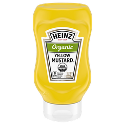 [1500-HZ-09550] Heinz Organic Yellow Mustard 6/8oz