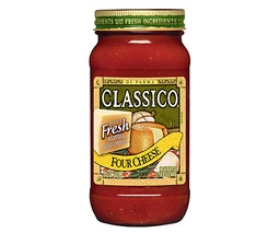 [1500-HZ-77620] Classico Four Cheese Pasta Sauce 12/24oz
