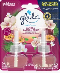 [1900-SJ-74407] Glade Piso Vanilla Passion Fruit 2 Refill 6/1.34Oz