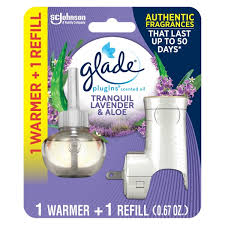[1900-SJ-01788] Glade Piso Tranquil Lavender & Aloe + Warmer 5/0.67Oz