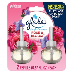 [1900-SJ-03698] Glade Piso Rose & Bloom 2 Refill 6/1.34Oz
