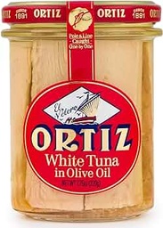[1500-CO-38296] Ortiz Tuna Claro Jar in Olive Oil 12/220gr
