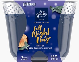 [1900-SJ-02465] Glade Candle Fall Night Long 3/6.8Oz