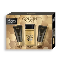 [2400-FB-60160] Creation Giftset Men Golden Wave Eau du Toilette Douche + Aftershave Balm