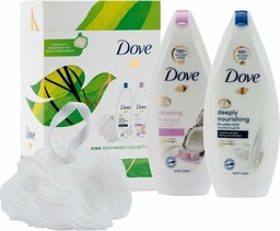 [2400-FB-56251] Dove Giftset Blissfully Relaxing Douche + Sponge