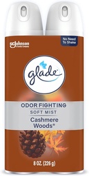 [1900-SJ-05299] Glade Aerosol Cashmere Woods Value Pack 3X2PK/8oz