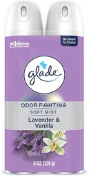 [1900-SJ-05304] Glade Aerosol Lavender & Vanilla Value Pack 3X2PK/8oz